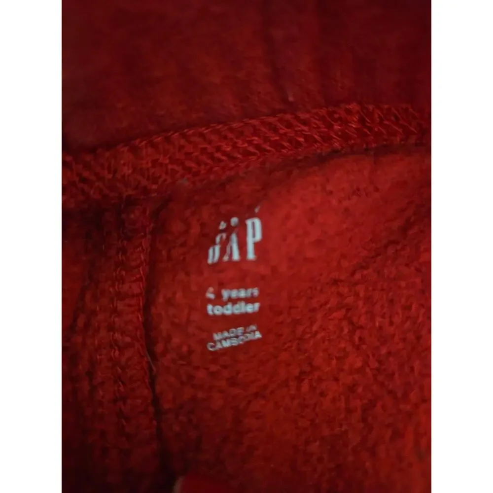 Gap Boys Outfit – Size 4T – Gymboree  Shirt & GAP 1969 Red Jogger Sweatpants